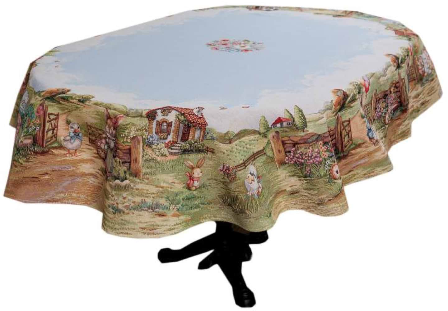 Скатертина прямокутна Прованс Великодня Настрій  136х240 см (044266)