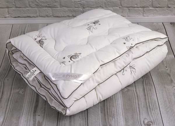 Фото - Ковдра дитяча зима Руно 140х105 зі штучного лебединого пуху (320.52_Silver Swan)