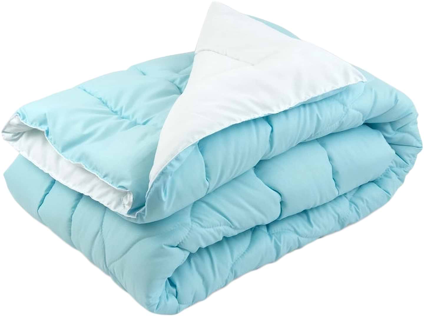 Одеяло демисезонное двуспальное евро Руно 200х220 (К_322.52СЛ200_Голубой)