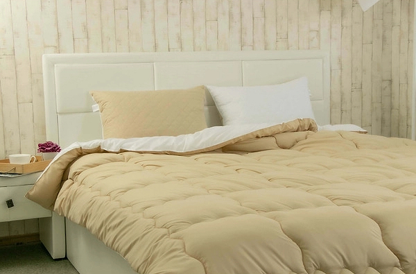 Фото - Одеяло демисезонное двуспальное евро Руно 200х220 (К_322.52СЛ300_Бежевый)