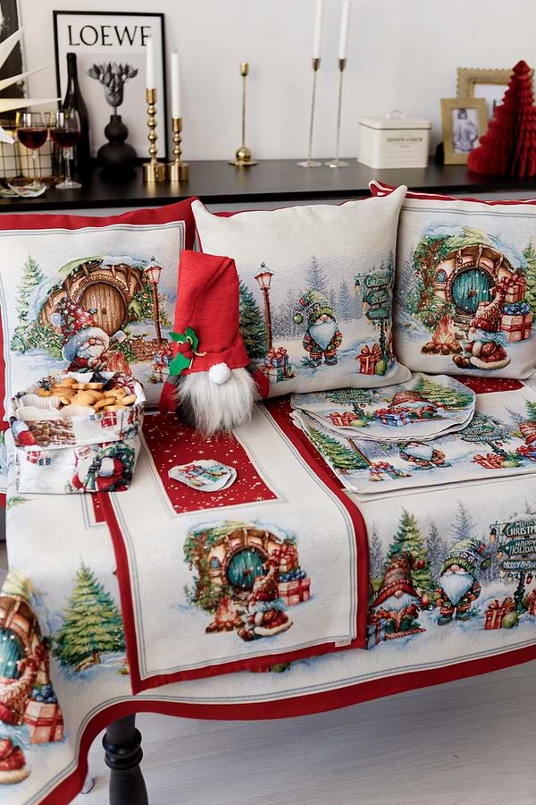 Фото - Прихватка-рукавица Прованс Рождественский костер 32х15 см (038402)