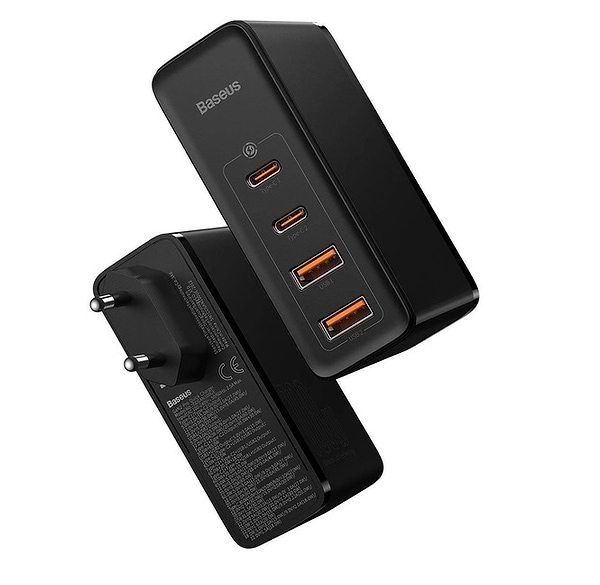 Фото - Сетевое зарядное устройство Baseus 2xUSB 100W GaN 2xUSB-C+2xUSB-A (CCGAN2P-L01)