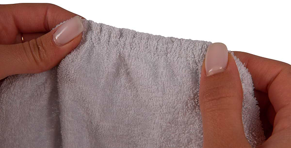 Фото - Простынь полуторная Ярослав на резинке махровая 160х200х20 диз.08 (серый) (38361)