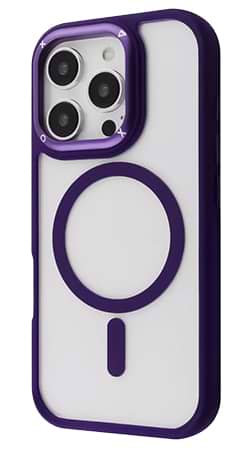 Чехол для смартфона Proove Clear Essence Case with Magnetic Ring iPhone 16 Deep Purple (PCCEIP160004) - Фото 1