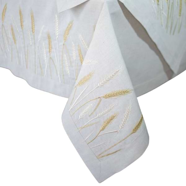 Фото - Скатертина прямокутна Едельвіка Пшеничне поле 205х150 (08-23/00)
