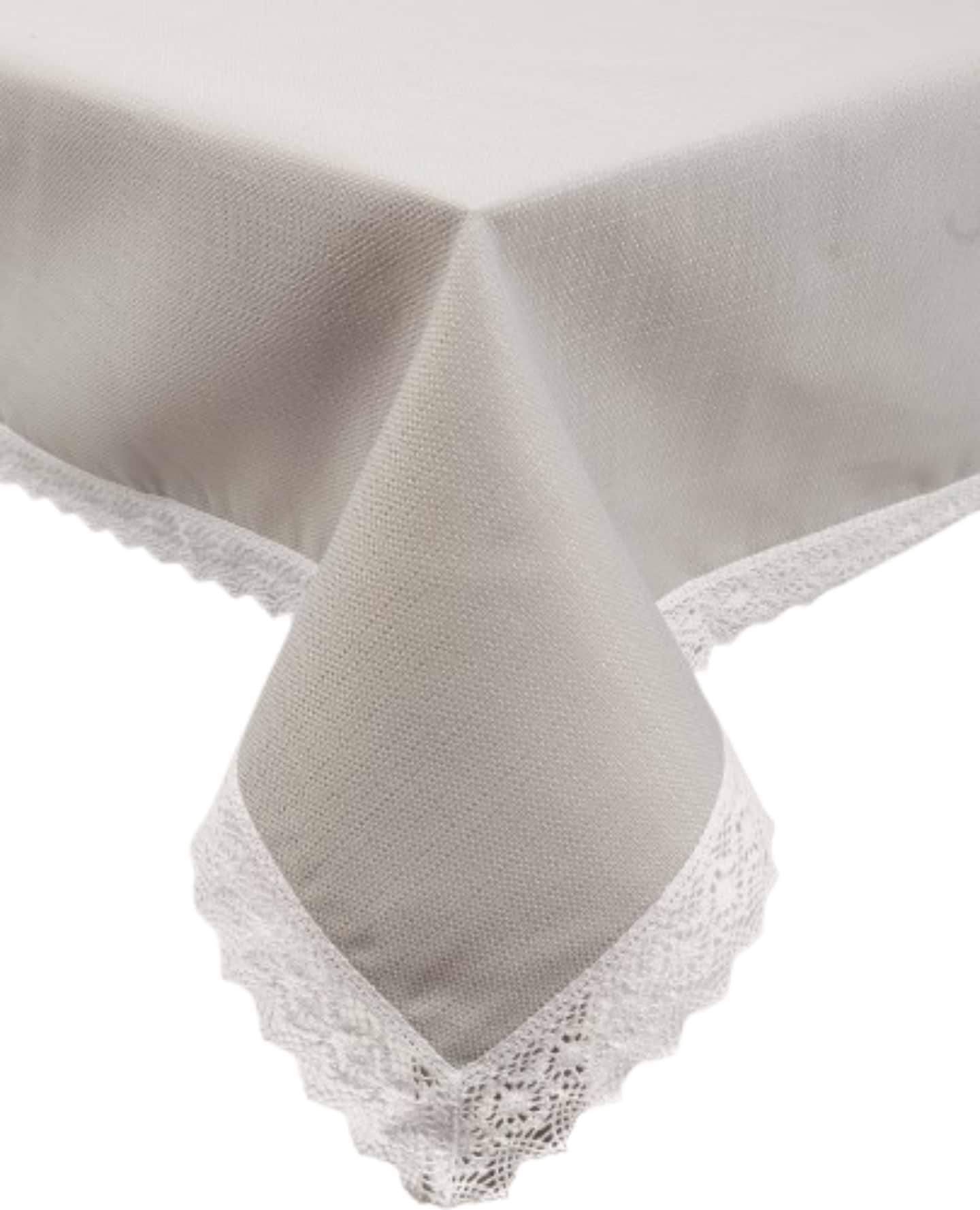 Скатертина прямокутна Едельвіка 180х140 сіра (71-19/00) - Фото 1