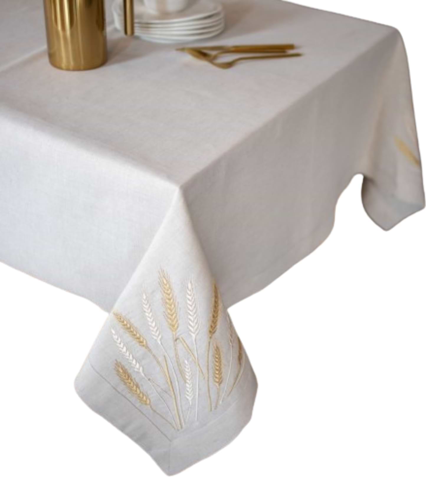 Скатерть прямоугольная Едельвіка Пшеничное поле 180х150 (04-23/00) - Фото 1