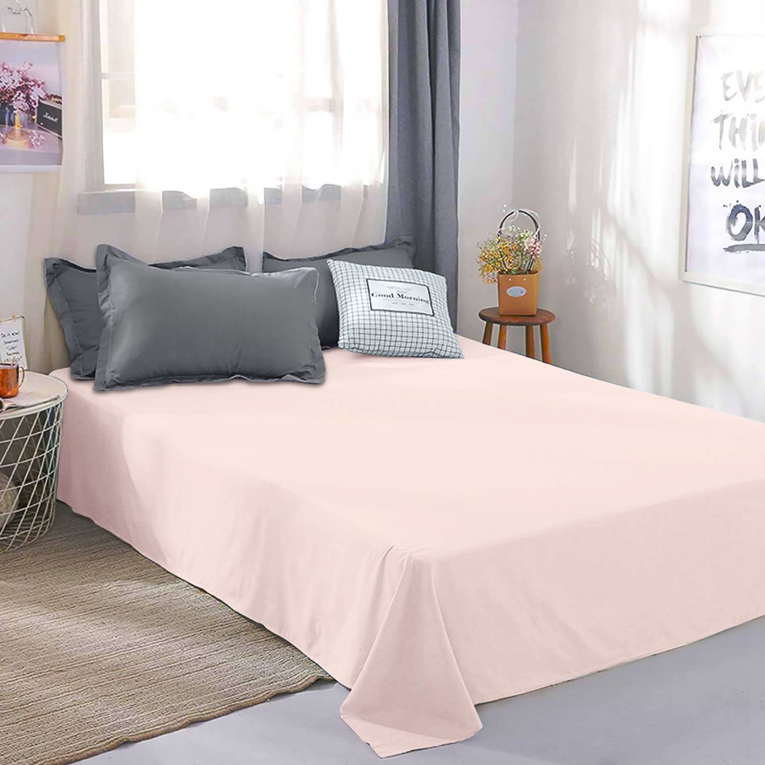 Набір простирадл Zastelli 11-2409 Delicacy бязь 180х210 см 2 шт. (21946)