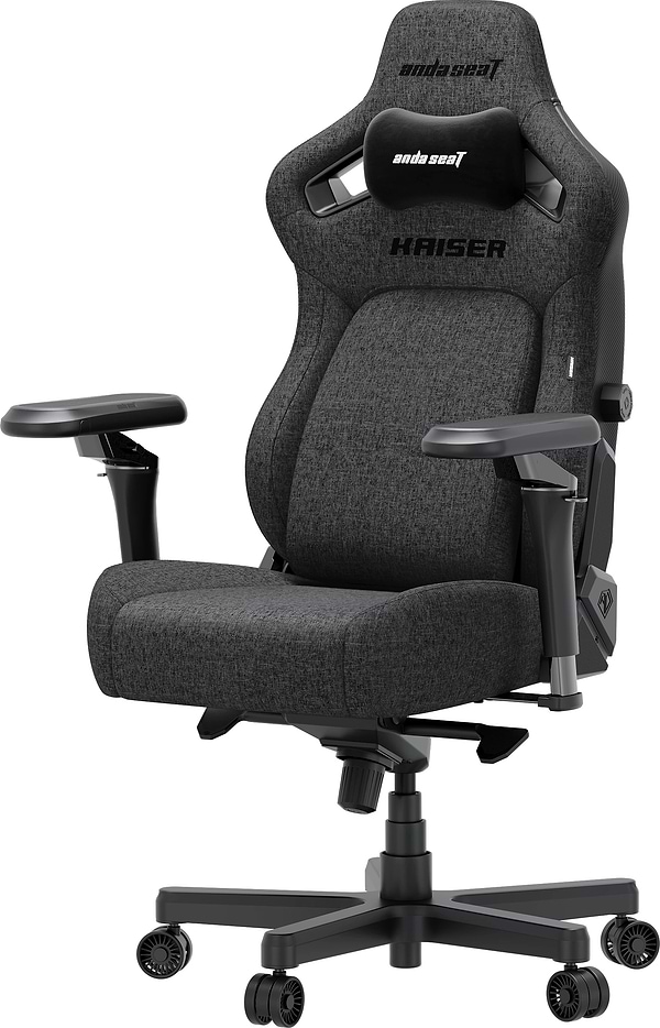 Фото - Кресло для геймеров Anda Seat Kaiser 4 V2 Size XL Dark Gray Fabric (AD12YDDC-XLL-20-GB-CF-03) Фото - Кресло для геймеров Anda Seat Kaiser 4 V2 Size XL Dark Gray Fabric (AD12YDDC-XLL-20-GB-CF-03)