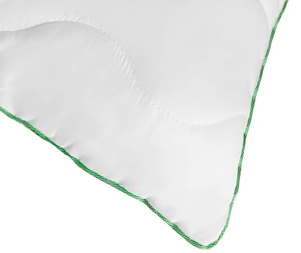 Фото - Подушка стандартна FAM' HOME Алоє вера стьобана, окантована 50х70 (МІС19АV)