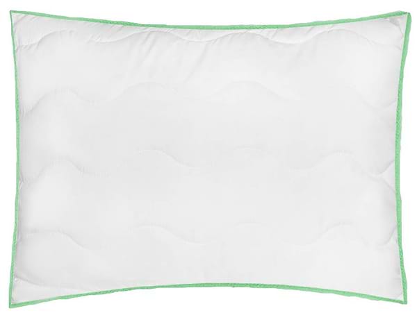 Фото - Подушка стандартна FAM' HOME Алоє вера стьобана, окантована 50х70 (МІС19АV)