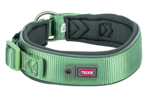 Ошейник для собак Trixie Premium экстраширокий L–XL 53–62 см 50 мм голубовато-серый (4053032677593)