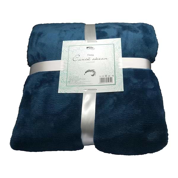 Фото - Плед євро 200х220см Синій океан WFB-4400BO