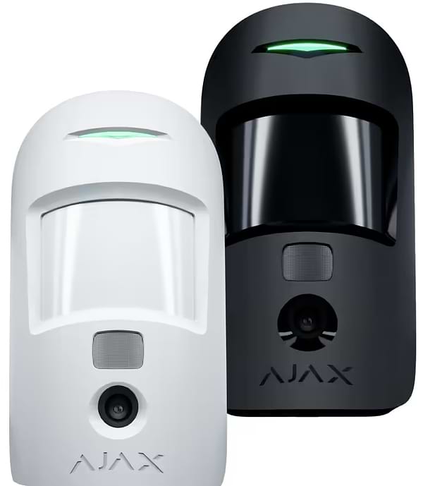 Фото - Бездротовий датчик руху Ajax Motioncam PhOD Jeweller White (000027929)