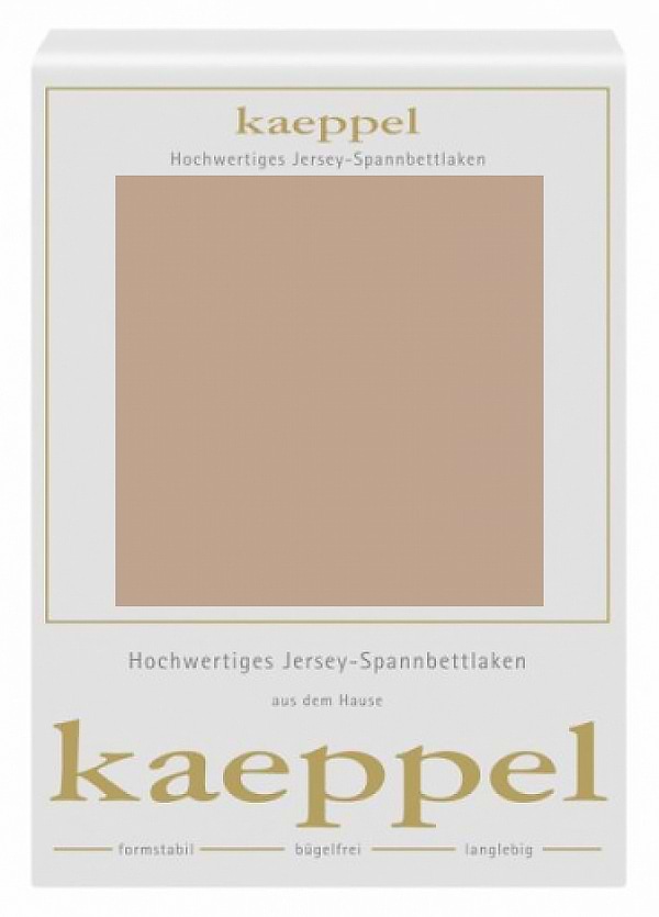 Фото - Простирадло полуторне Kaeppel на резинці 342 коричневий 140-160х200 (1671-Е42)