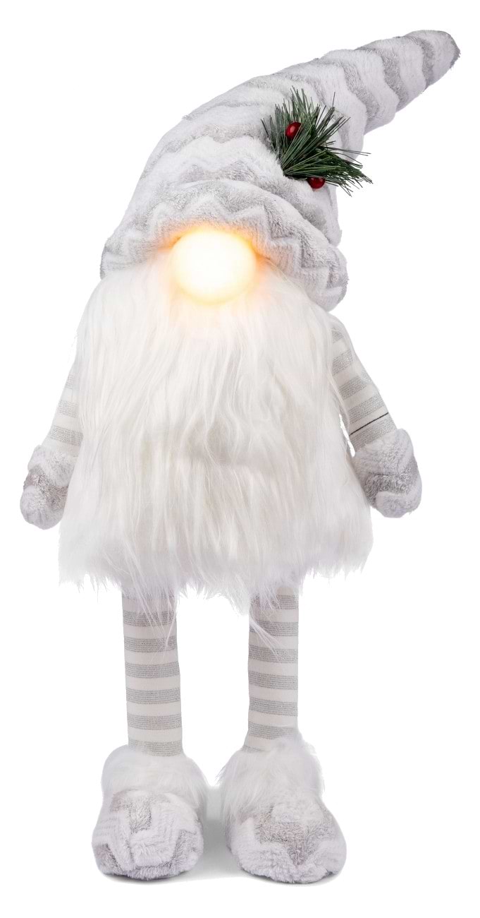 Декор New Year Гном Novogod'ko Гном белый 60 см (974626)