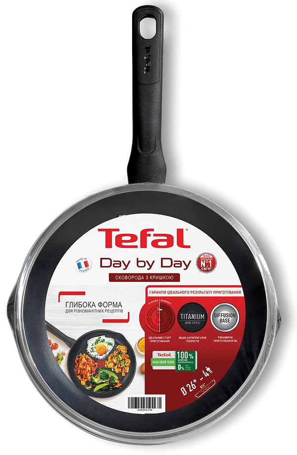 Фото - Сковорода універсальна Tefal B558SET Day by Day 26 см