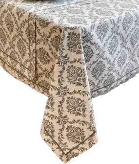 Скатертина прямокутна Прованс 180х132 Avantime Версаль Сірий (017285)