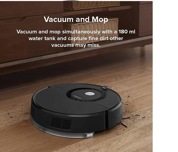 Фото - Робот-пылесос моющий RoboRock E5 Vacuum Cleaner Black