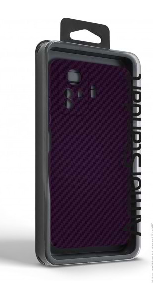 Фото - Чехол для смартфона Armorstandart LikeCarbon for Xiaomi Redmi Note 12S 4G Purple (ARM71950)