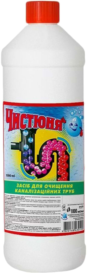 Фото - Чистящее средство универсальное Чистюня для прочистки канализационных труб 1 л (4820168430190)