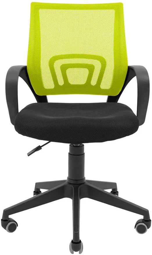 Фото - Крісло офісне Richman Спайдер Ю Пластик Піастра Сітка чорна + зелена