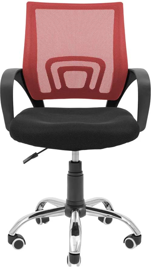 Фото - Кресло офисное Richman Спайдер Ю Хром Пиастра Сетка черная + красная