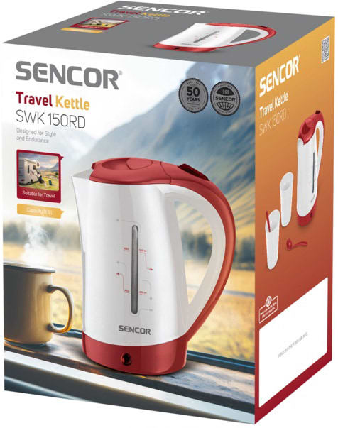 Фото - Електричний чайник Sencor SWK150RD