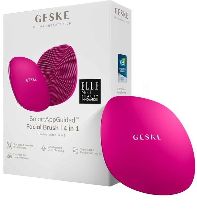 Купити Щітка для чищення обличчя GESKE Facial Brush 4 в 1 пурпуровий (GK000018MG01) - Фото 1 Щітка для чищення обличчя GESKE Facial Brush 4 в 1 пурпуровий (GK000018MG01) - Фото 1