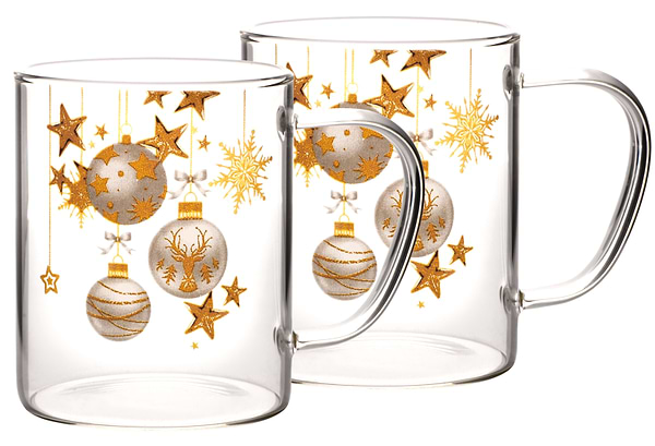 Фото - Набор чашек Viva NY BALLS 2х400 мл (BCR80100H-2)