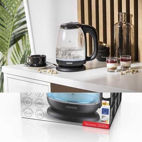 Фото - Электрический чайник Mesko MS 1302 Black