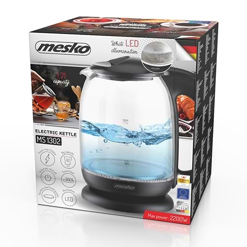 Фото - Электрический чайник Mesko MS 1302 Black