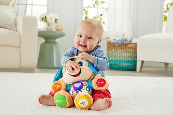 Фото - Интерактивное животное Fisher-Price Ученый щенок с технологией Smart Stages обновл. (рус.) (FPN77)