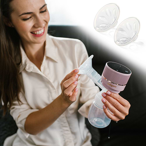 Фото - Електричний молоковідсмоктувач BabyOno PICO + Вкладки лактаційні COMFORT, 140шт/уп. у подарунок (1485А)