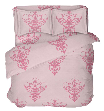 Фото - Комплект постельного белья GM Textile Розовое сияние 200х220