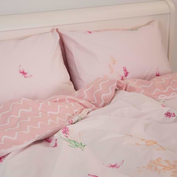 Фото - Комплект постельного белья ТЕП Happy Sleep полуторный Flower Wave +нав. 50x70 см (2-03794_35202)