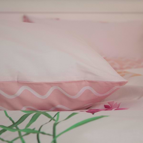 Фото - Комплект постельного белья ТЕП Happy Sleep полуторный Flower Wave +нав. 50x70 см (2-03794_35202)