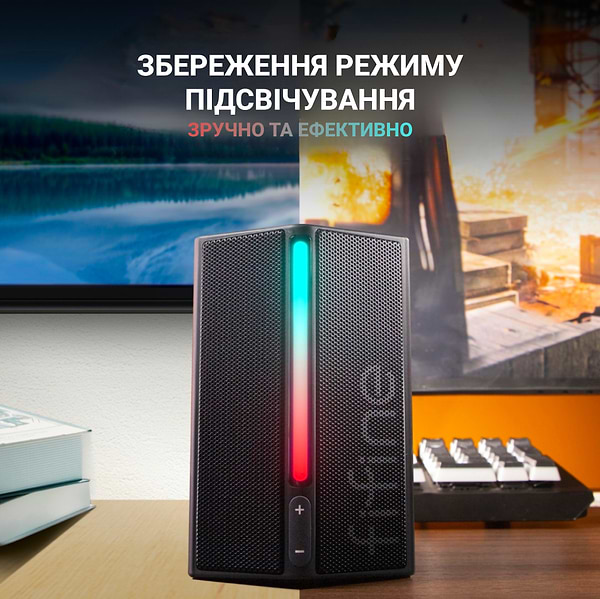 Фото - Комп'ютерна акустика компактна 2.0 Fifine A20 Gaming RGB Speaker