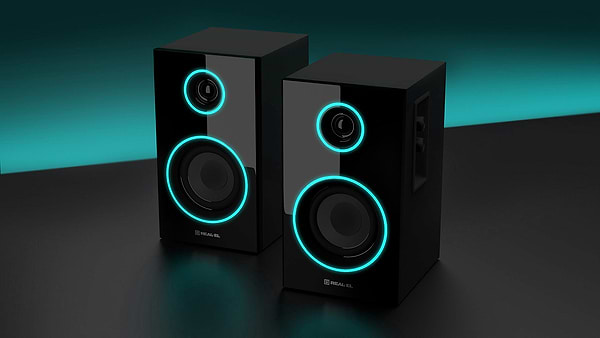 Фото - Компьютерная акустика компактная 2.0 REAL-EL S-410 Black (EL121200016)