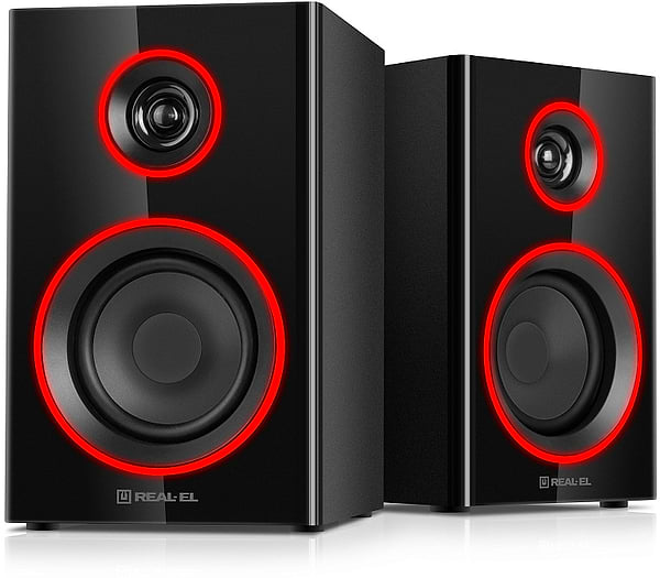 Фото - Компьютерная акустика компактная 2.0 REAL-EL S-410 Black (EL121200016)