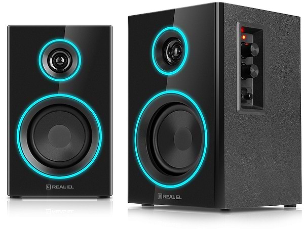 Фото - Компьютерная акустика компактная 2.0 REAL-EL S-410 Black (EL121200016)