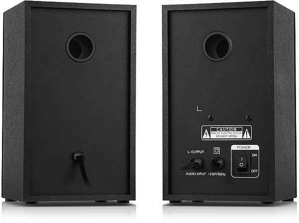 Фото - Компьютерная акустика компактная 2.0 REAL-EL S-410 Black (EL121200016)