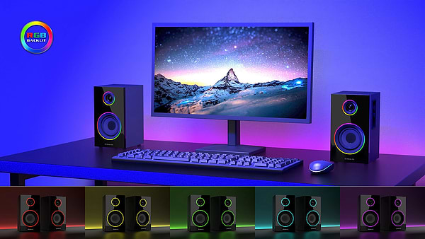 Фото - Компьютерная акустика компактная 2.0 REAL-EL S-410 Black (EL121200016)