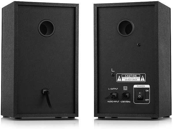 Фото - Комп'ютерна акустика компактна 2.0 REAL-EL S-415 Black (EL121200017)