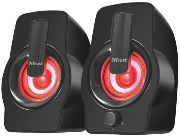 Фото - Комп'ютерна акустика звичайна 2.0 Trust Gemi RGB 2.0 Speaker Set Black USB (22948)