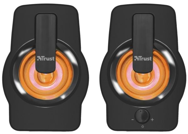 Фото - Комп'ютерна акустика звичайна 2.0 Trust Gemi RGB 2.0 Speaker Set Black USB (22948)