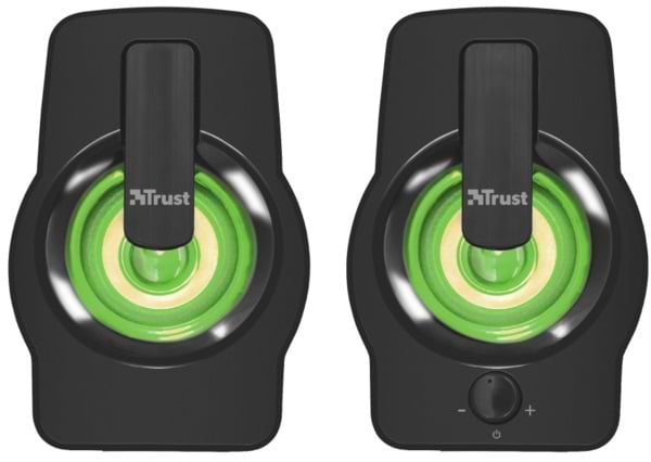 Фото - Комп'ютерна акустика звичайна 2.0 Trust Gemi RGB 2.0 Speaker Set Black USB (22948)