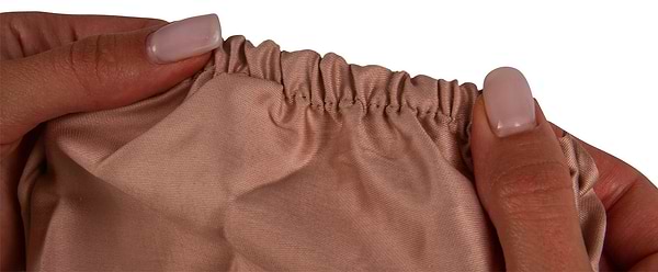 Фото - Простынь полуторная Ярослав на резинке сатин 200х140х20 диз.01 (бежевый) (38267)