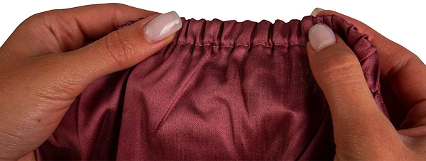 Фото - Простынь полуторная Ярослав на резинке сатин 200х160х20 диз.07 лиловый (38262)