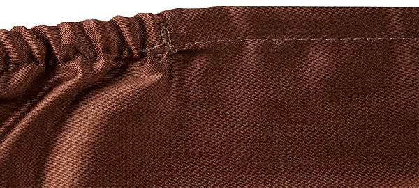 Фото - Простынь двуспальная Ярослав на резинке сатин 200х180х20 диз.10 (т.коричневый) (38287)